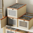 Axyaa Fabric Window Storage Box: Large Clothing & Toy Organizer