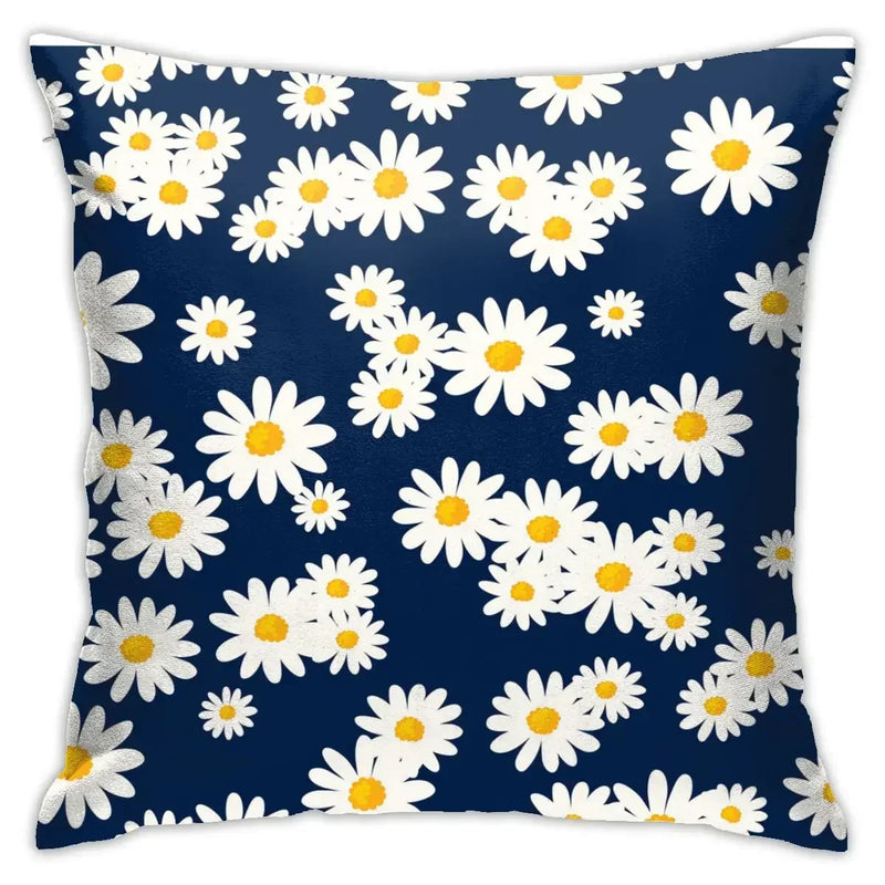 Axyaa Chrysanthemum Pattern Pillowcase for Home Garden Decoration