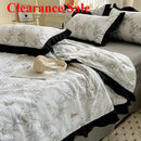 Axyaa Cotton Air Conditioner Quilt Set - Summer Cool, Thin, Machine Washable