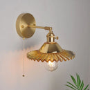 Axyaa Nordic LED Wall Sconce Pull Chain Switch Stair Light Fixture