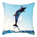 Axyaa Dolphin Pattern Cushion Cover 45x45cm