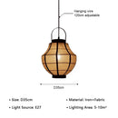 Axyaa Retro Cloth Chandeliers: Japan Fabric Pendant Lights for Home Decor