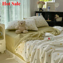 Axyaa Summer Quilt Set with Cloud-Feeling Double-Layer Yarn - Soft & Fresh