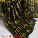 Axyaa Deer Plush Knitted Bow Blanket - Multi-purpose Sofa & Air Conditioner Blanket