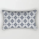 Axyaa Nordic Grey White Geometric Square Pillowcase for Home Decor