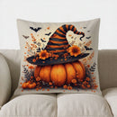 Axyaa Autumn Leaf Pattern Decorative Pillow Cover for Sofa Bedroom Car