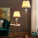 Axyaa Nordic Ceramic LED Floor Lamp - Modern Creative Design for Home Decor
