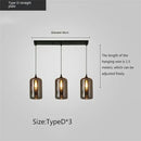 Axyaa Modern Glass Chandeliers for Dining Living Room Kitchen Office Coffee Hanging Lamp