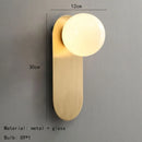 Axyaa White Glass Wall Lights Gold Metal G9 Bulb Luxury Indoor Bedroom Living Room