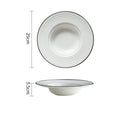 Axyaa Ceramic Straw Hat Salad Plate for Stylish Dining Experience