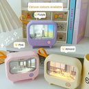 Axyaa TV Painting Night Light: Cute LED Table Lamp for Kids' Room Decor & Learning