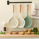 Silicone Filter Colander Spoon Strainer Kitchen Tool by Axyaa