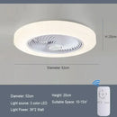 Axyaa Smart Ceiling Fan Light with Retractable Blades - Silent & Colorful