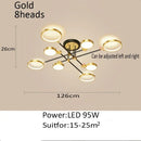 Axyaa Nordic LED Ceiling Light: Minimalist Design for Bedroom and Living Room Decor