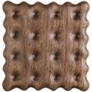 Axyaa Wooden Cookie Coasters Walnut Beech Heat Pad Set for Cups