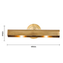 Axyaa Copper Wall Lamp for Bathroom Mirror Lighting in Living Room Aisle & Exhibition Hall