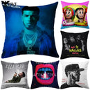 Axyaa Anuel AA Square Luxury Pillow Cover for Sofa Car Bed Room Decor