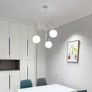 Axyaa Glass Ball Chandelier Pendant Light - Scandinavian Style Ceiling Lamp