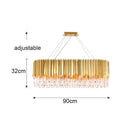 Axyaa Crystal Ceiling Chandelier: Luxury LED Lighting for Modern Living Spaces