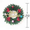 Axyaa Christmas Berry Ball Letter Wreath