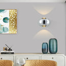 Axyaa Nordic Designer Aluminum Glass LED Wall Lamp for Modern Art Decor