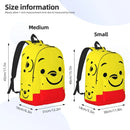 Axyaa Pooh Kawaii Schoolbag: Teen Student Backpack & Travel Bag