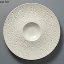 Axya Ceramics Dinner Plate Round Specialty Tableware Steak Soup Pasta Dish
