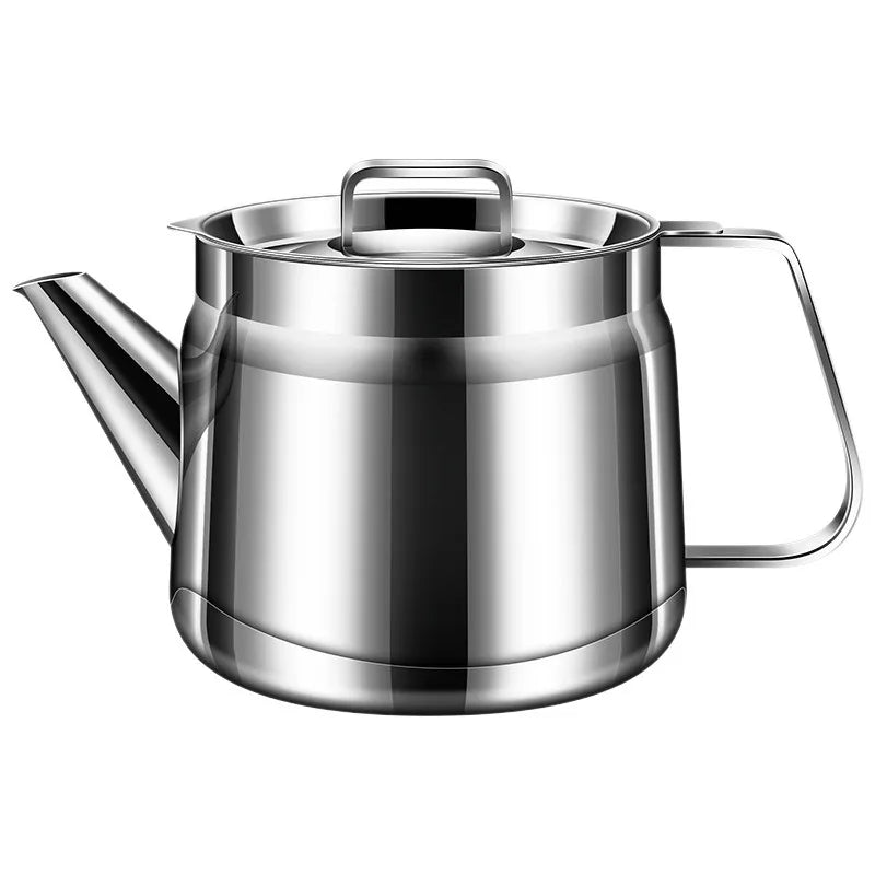 Axyaa Stainless Steel Oil Filter Pot with Fine Mesh Strainer & Fry Basket