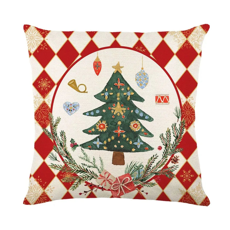 Axyaa Nutcracker Dwarf Print Pillowcase Set: Festive Christmas Room Decor & Gift