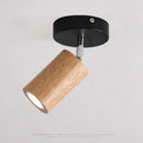 Axyaa LED Wood Ceiling Spotlight Adjustable Wall Lamp for Home Decor
