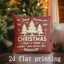 Axyaa Nutcracker Snowflake Pillows - Rectangular Cushion for Sofa Bedroom Car