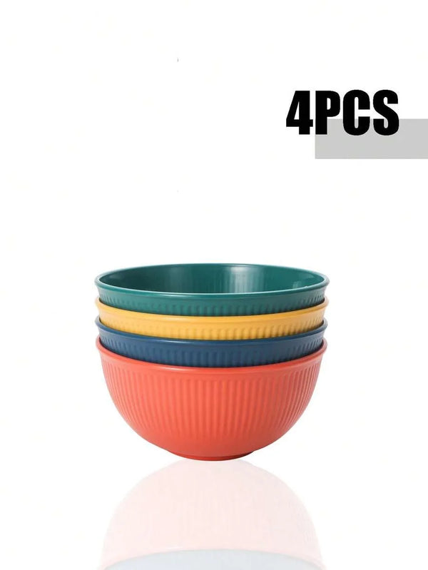Axyaa Plastic Bowl Set - Durable, Reusable, Microwave & Dishwasher Safe