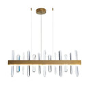 Axyaa Crystal Pendant Light for Dining Table and Bar Counter