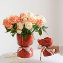 Axyaa Home Living Room Cerc Vase: Premium Feel, Stable Mood Light, Luxury Decor