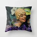 Axyaa Decor Pillowcase: Flower Print Square, Bedroom & Living Room 45x45cm