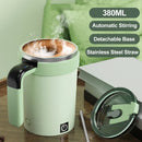 Axyaa Electric Self-Stirring Coffee Cup with Rechargeable Mixer Base