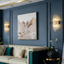 Axyaa Crystal Wall Lamp: Elegant Lighting for Home, Hotel, or Banquet Hall