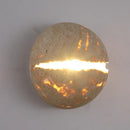 Axyaa Circular LED Wall Lamp in Retro Wabi Sabi Style for Home Decor