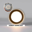 Axyaa Beige Stone LED Downlight for Home Decor - Japan-Inspired Ceiling Light