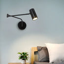 Axyaa Acrylic Iron LED Wall Lamp Up Down Rotate Black Stair Light