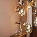 Axyaa Glass Pendant Light: Modern, LED, Creative Chandelier