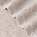 Axyaa Cream Towels Set: Hand Face Hair Towel & Big Shower Bath Towel