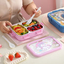 Axyaa Thermal Lunch Box | Leak-Proof Stainless Steel Bento Box with Spoon