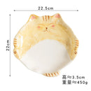 Axyaa Cartoon Cat Ceramic Tableware Set