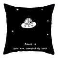 Axyaa Moon Astronaut Rocket Sofa Pillow Cover Cushion Polyester Throw TestCase
