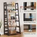 Axyaa Industrial 5-Tier Bookshelf: Modern Home Office Storage Organizer
