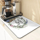 Easter Rabbit Print Kitchen Drying Mat Set by Axyaa