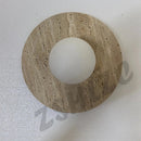 Axyaa Stone Travertine LED Chandelier: Elegant Marble Lighting for Home Décor