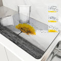 Axyaa Scenery Kitchen Absorbent Draining Mat - Quick Dry, Super Absorbent Dish Drying Mat
