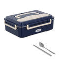 Axyaa Stainless Steel Electric Lunch Box Food Heater for Home & Car